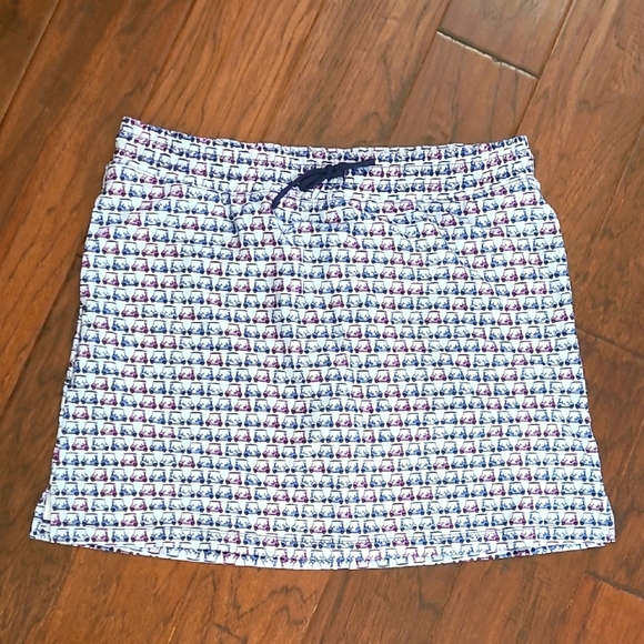 Coral Bay Skort with Blue & Purple Golfcart design size Large - Picture 1 of 9